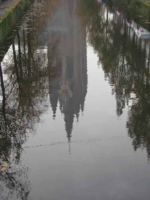Delft : autres canaux dans les brumes du Nord
