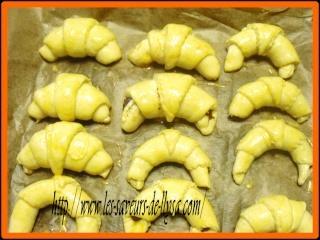 Croissants briochés au nutella et chaussons aux pommes