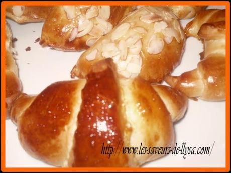 Croissants briochés au nutella et chaussons aux pommes