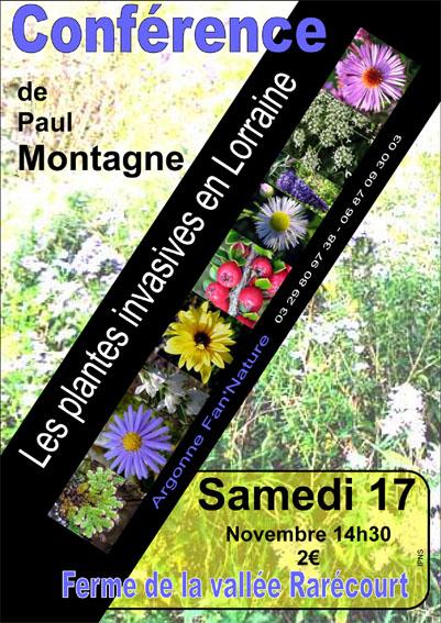 Conférence : Les plantes invasives en Lorraine