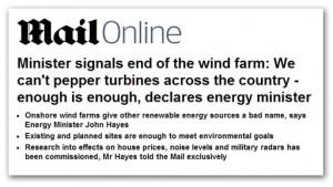 Royaume-Uni : annonce de la fin des éoliennes