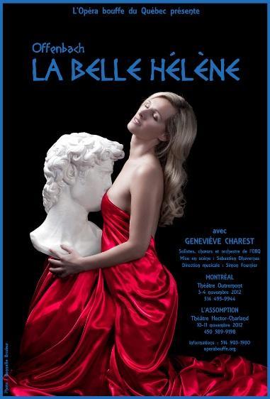 La Belle Hélène de Jacques Offenbach par l’Opéra bouffe du Québec