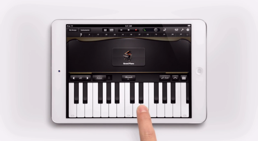 Publicité Apple – iPad mini – Piano