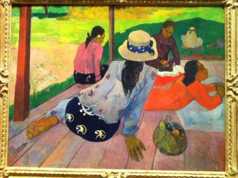Paul Gauguin, La sieste, ca. 1892-1894, huile sur toile, Metropolitan Museum