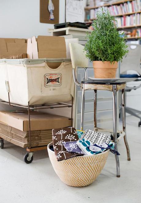 { Visite déco } L’atelier-boutique de la designer textile Lotta Jansdotter