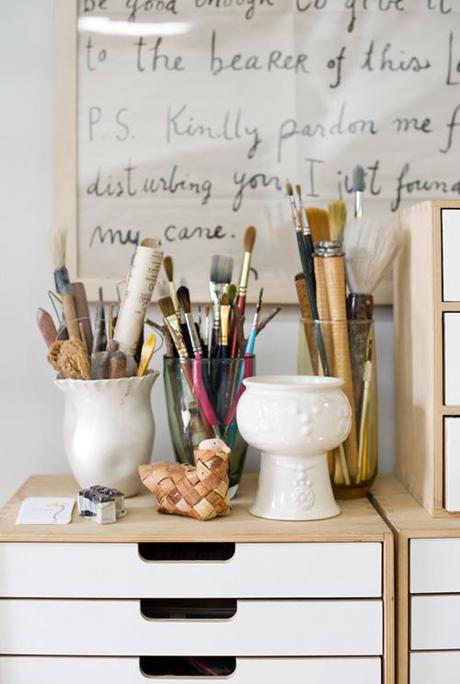 { Visite déco } L’atelier-boutique de la designer textile Lotta Jansdotter