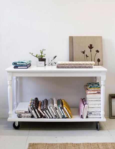 { Visite déco } L’atelier-boutique de la designer textile Lotta Jansdotter