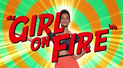 Alicia Keys - Girl on Fire - skeuds.com