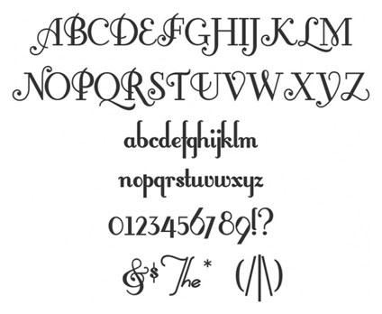 typographie vintage