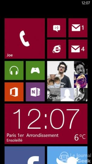 Test : Windows Phone 8