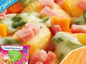 pommes rissolées bacon, sauce chèvre épinards Weight Watchers