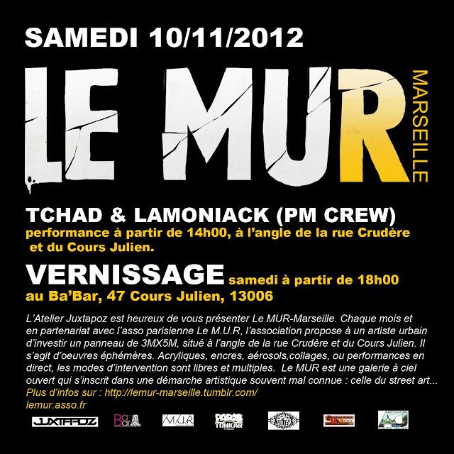 Le Mur Marseille // Tchad & Lamoniack PM crew