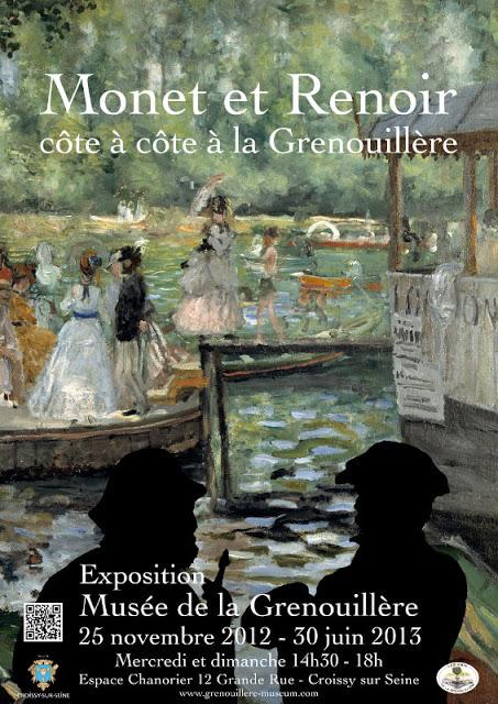 Monet et Renoir côte à côte à la Grenouillère