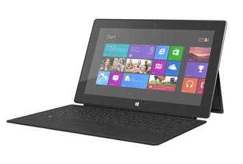 Microsoft Surface : Windows 8 ampute 13 Go au système