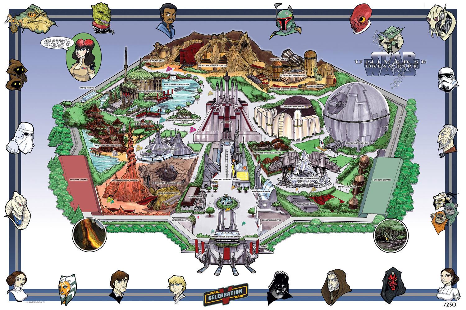 Il imagine un gigantesque parc d’attractions Star Wars