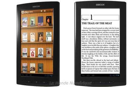 GBook, la liseuse de livres numériques par Archos à moins de 100 €