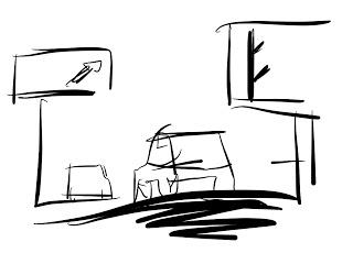 Sur la Route, croquis sur tablette tactile, Paper 53.