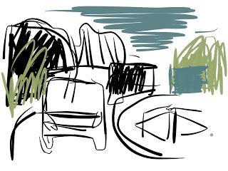 Sur la Route, croquis sur tablette tactile, Paper 53.