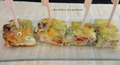 FRITTATA AUX COURGETTE, TOMATE ET FROMAGE