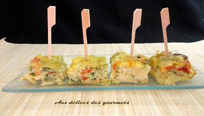 FRITTATA AUX COURGETTE, TOMATE ET FROMAGE