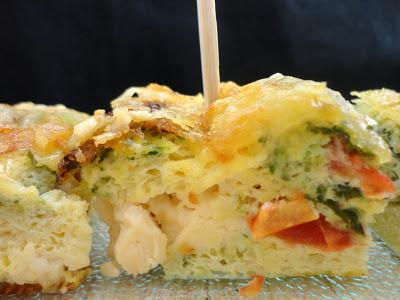 FRITTATA AUX COURGETTE, TOMATE ET FROMAGE