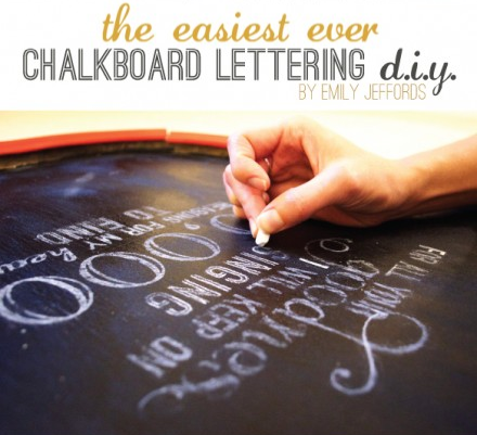 { DIY } Jolies typo pour tableaux noir…