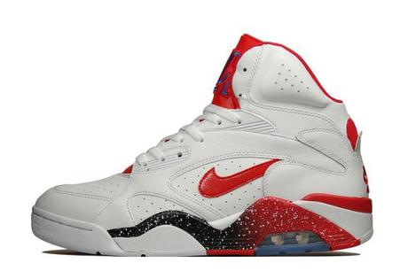 Nike Air Force 180 Mid White Hyper Red Photo Blue
