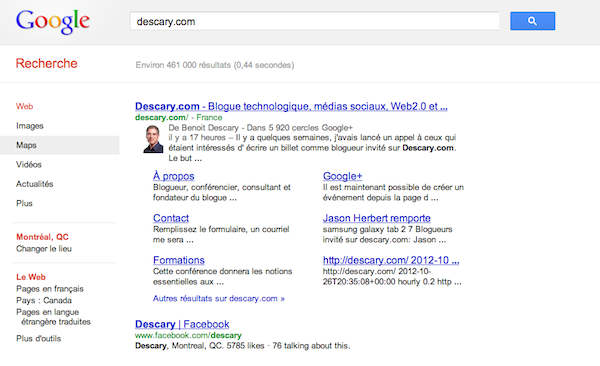 google outils de recherche ancien design Google.com adopte un design plus simple