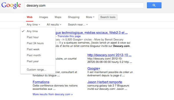 google outils de recherche Google.com adopte un design plus simple