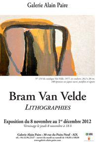 GALERIE A PAIRE expo Van Velde