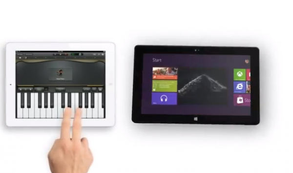 iPad Vs Surface : la fausse pub
