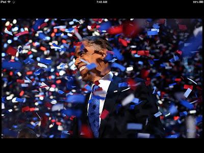 BARACK OBAMA - Président des États-Unis pour 4 autres années...