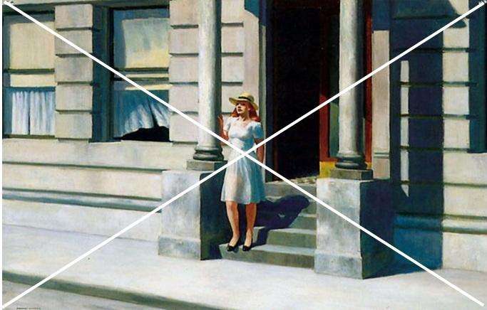 Hopper 1943 Summertime_diagonales