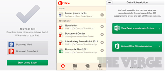 Microsoft Office débarque bientôt sur nos iDevices