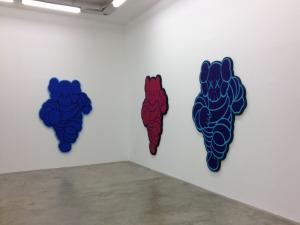 Galerie PERROTIN  exposition Guy LIMONE  KAWS et Daniel ARSHAM