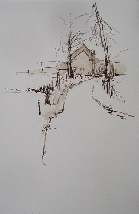 Dewit 2 Herman Dewit, musicien folklorique flamand et . . . aquarelliste