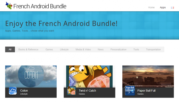 French Android Bundle : des applications à prix réduits !