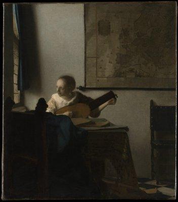 La joueuse de  luth, Johannes Vermeer (1662/1663)