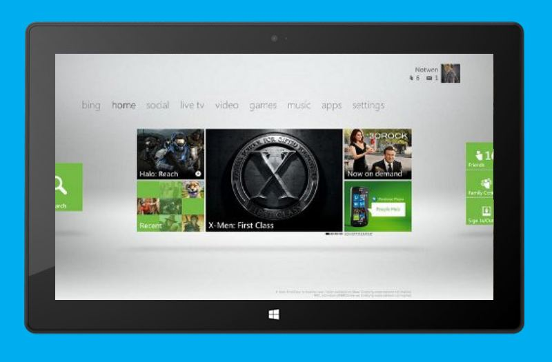 Developpement d’une tablette Microsoft Xbox Surface?