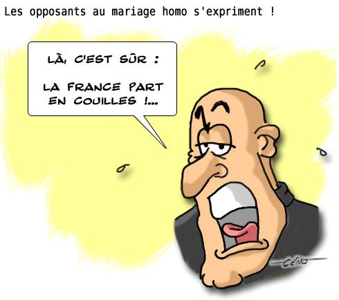 Céno Dessinateur - La Babole : pour ou contre le mariage homosexuel