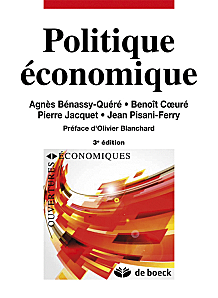 « Politique économique », troisième édition, octobre 2