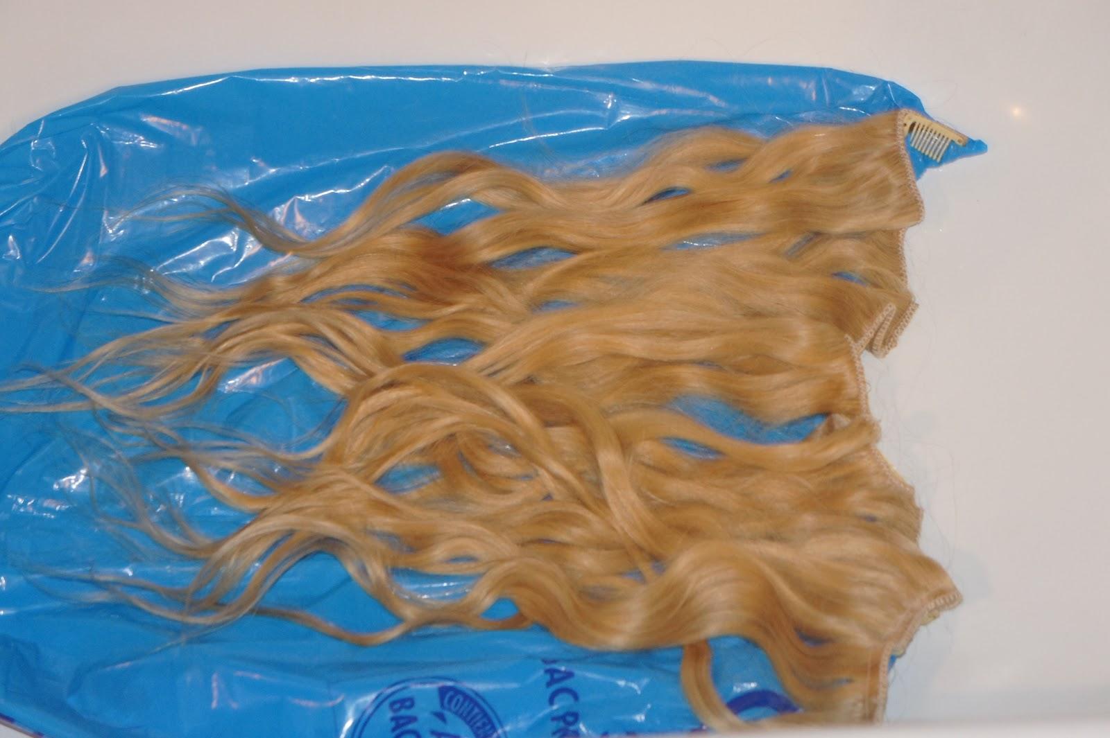 Tie and Dye Rose Sur Mes Extensions à Clips