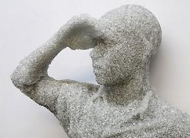 Sculptures de verre brisée par Daniel Ashram