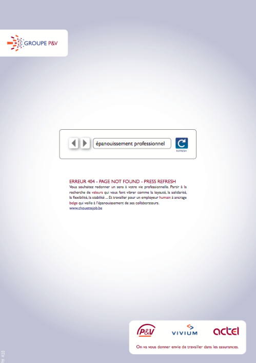 Audace et créativité pour la campagne Employer Branding du Groupe P