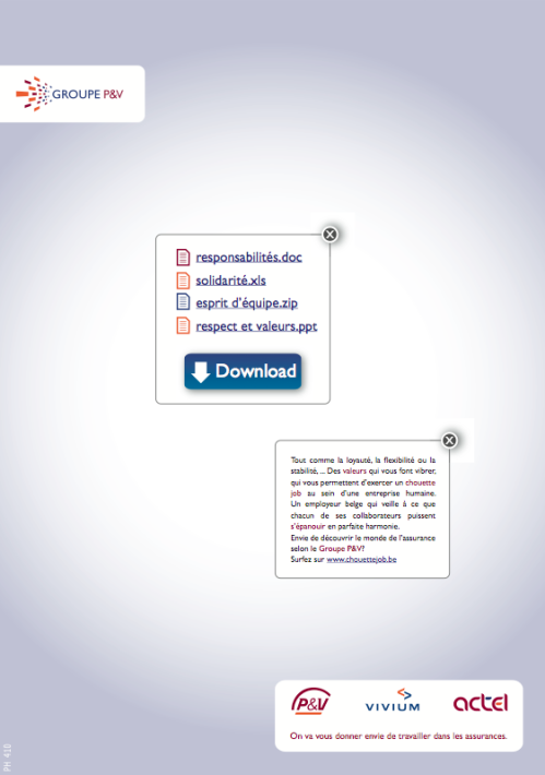 Audace et créativité pour la campagne Employer Branding du Groupe P