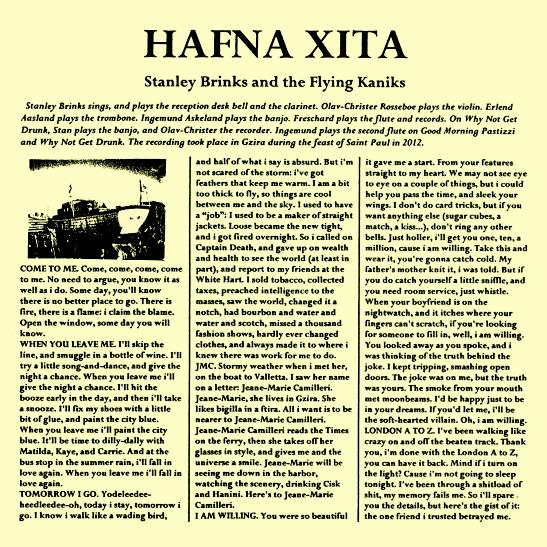 Hafna Xita : le nouveau Stanley Brinks