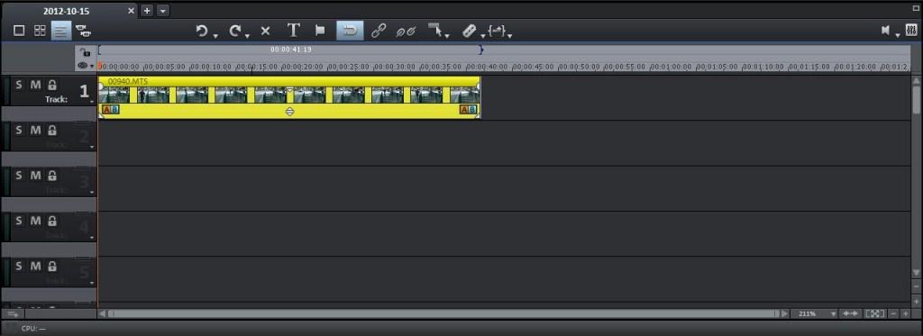 select a clip 1024x373 La question dassistance technique du mois : édition séparée de la piste audio et de la piste vidéo ?