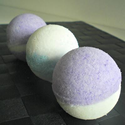 Bombes de bain au Monoï