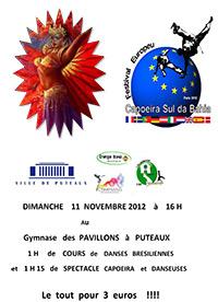 A la découverte de la Capoeira et des danses brésiliennes  dimanche 11 novembre