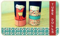 kokeshi tube dolls